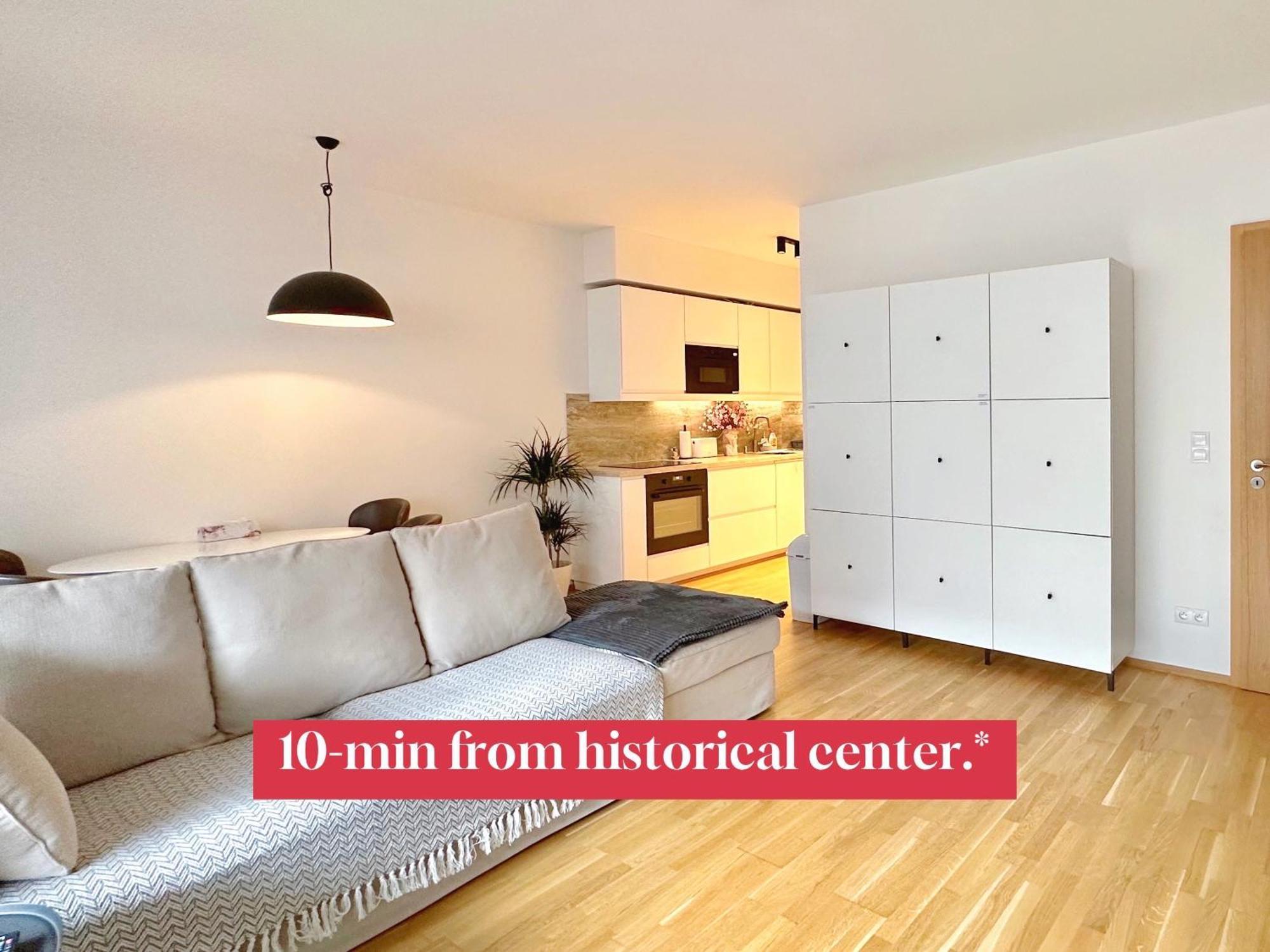 Apartment With Free Parking In Praha Bagian luar foto